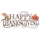 Glitzhome® 24" Metal Happy Thanksgiving Wall Décor